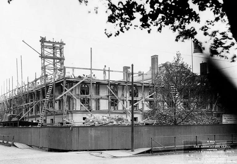 Ground is broken on the original Clinic building