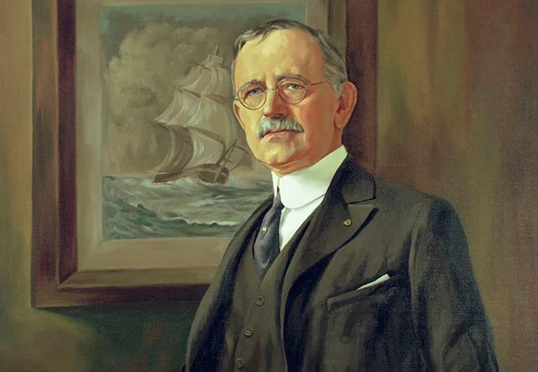 Painting of Frank Bunts